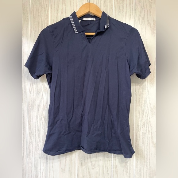 BOGO Cutter and Buck Women’s BOGO Medium Golf Polos (One Navy/One Tan) EUC - Picture 1 of 5